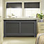 Suffolk Large Grey Radiator cover 900mm(H) 1710mm(W) 200mm(D)