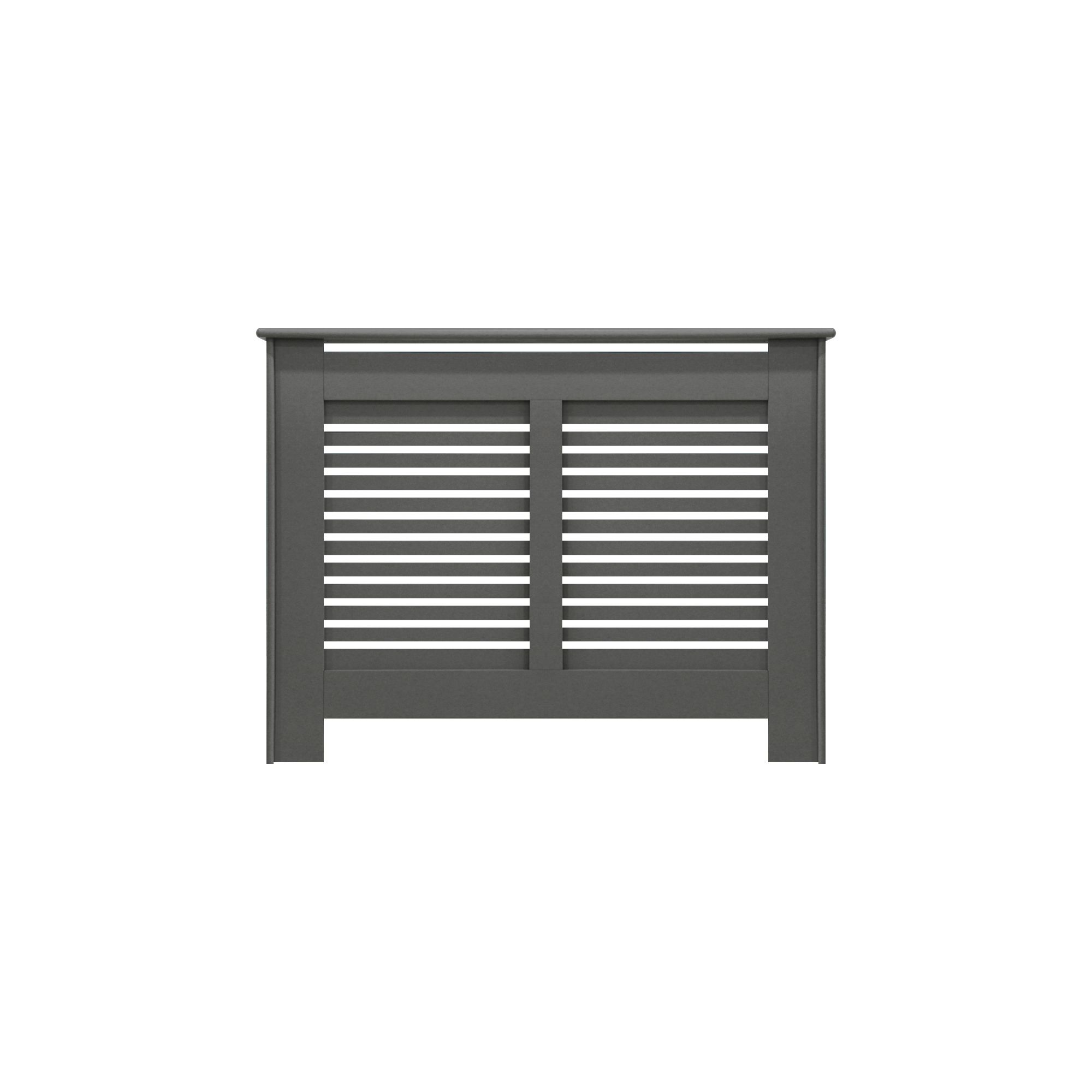 Suffolk Medium Grey Radiator cover 900mm(H) 1195mm(W) 200mm(D)