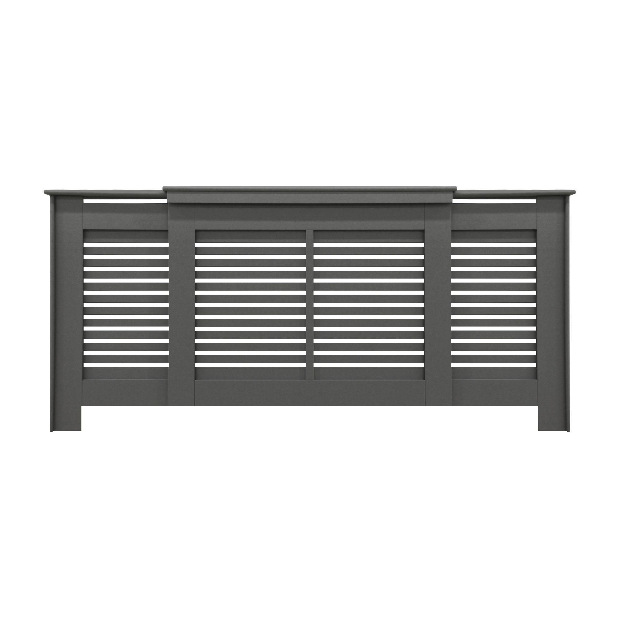 Suffolk Medium Grey Radiator cover 918mm(H) 2000mm(W) 225mm(D)