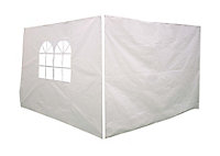 Suhali White Side curtain, (W)2.95m (D)1.94m