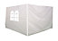 Suhali White Side curtain, (W)2.95m (D)1.94m
