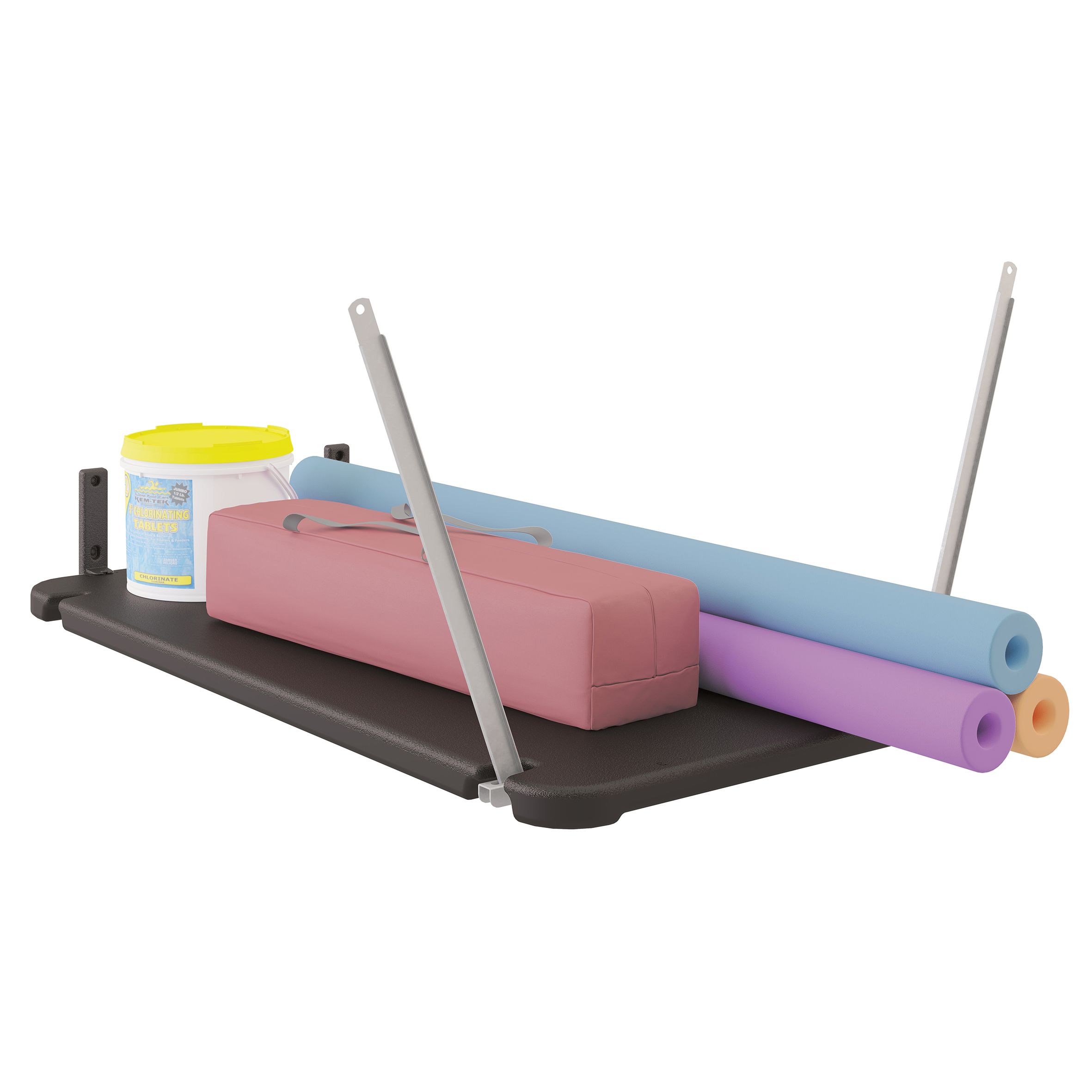 Suncast Black Plastic Rectangular Shelf Kit for Tremont & Vista Sheds ...