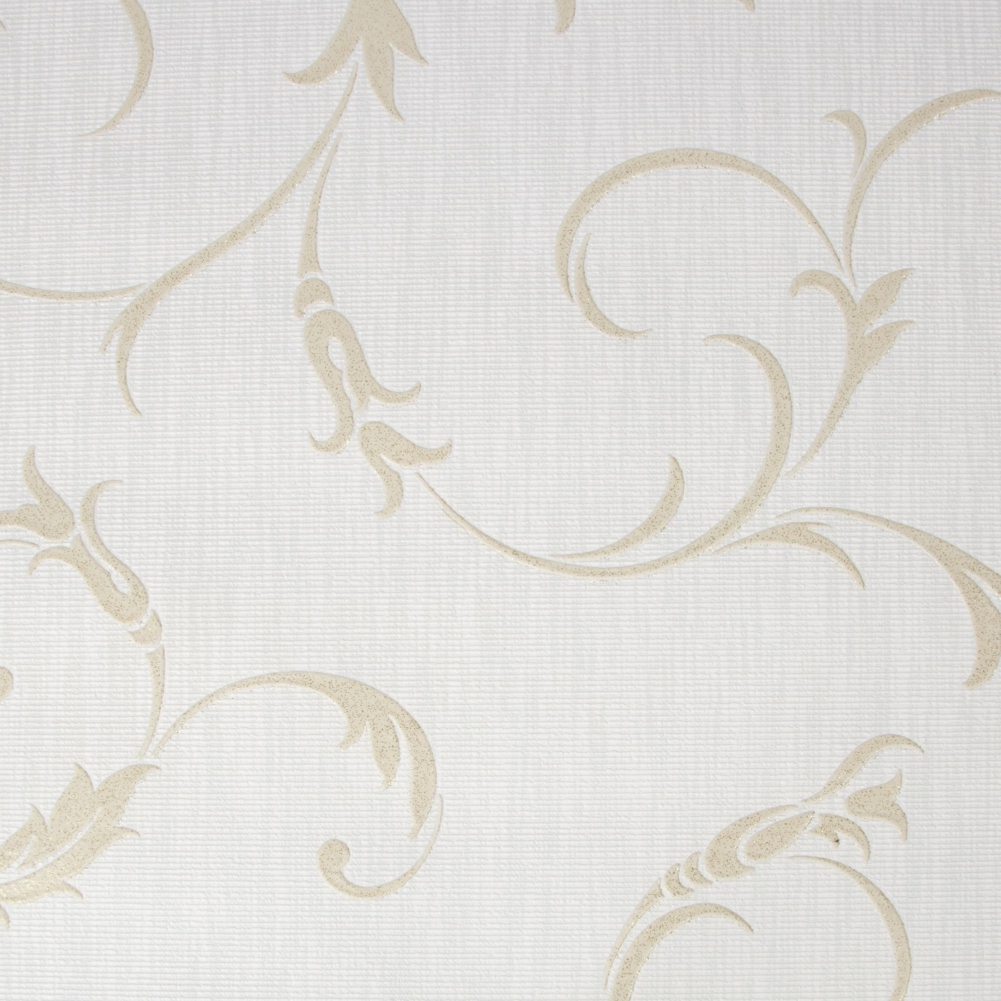 Superfresco Athena White/gold Smooth Wallpaper Sample