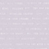 Superfresco Colours Lilac Text Blown Wallpaper