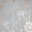 Superfresco Cow parsley Rose gold Smooth Wallpaper Sample