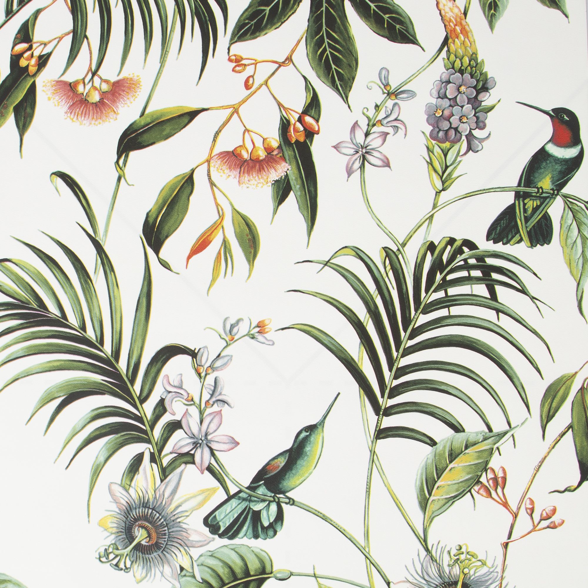 Superfresco Easy Adilah White Leaves Smooth Wallpaper