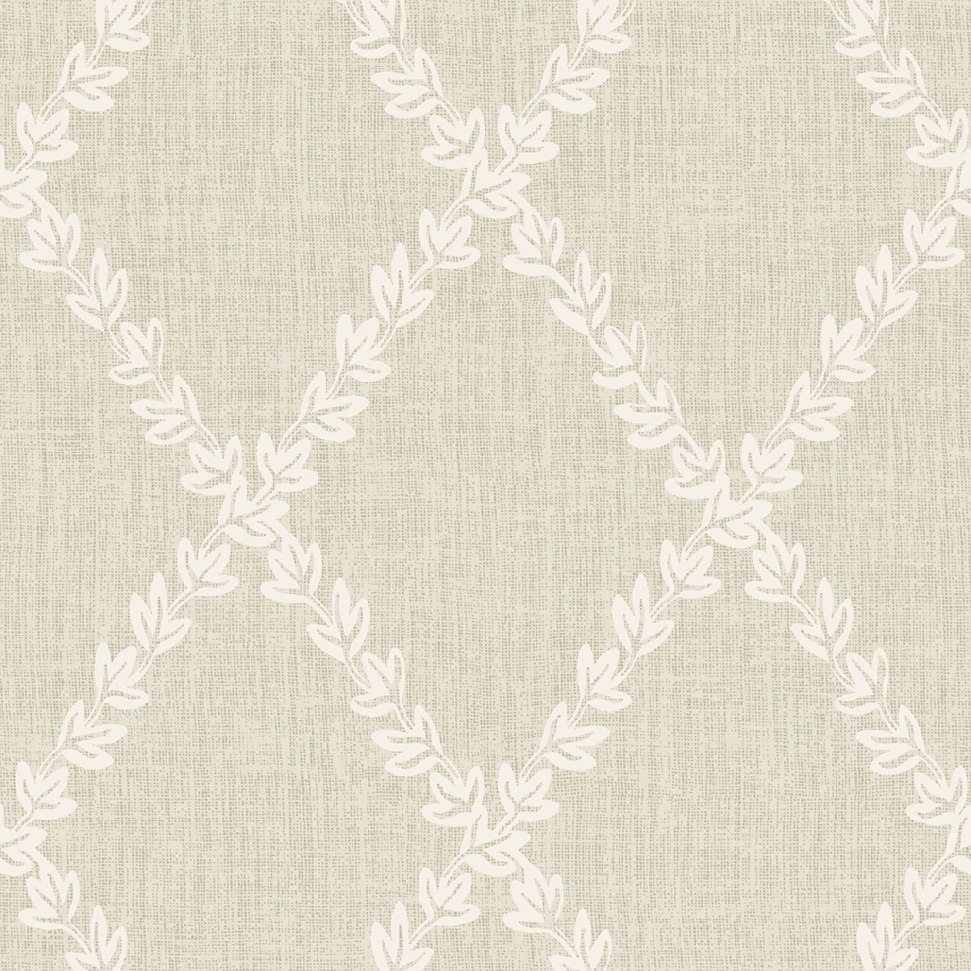 Superfresco Easy Beige Geometric Patterned Smooth Wallpaper