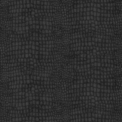 Superfresco Easy Black Crocodile Textured Wallpaper