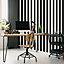 Superfresco Easy Black & white Stripe Smooth Wallpaper