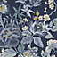 Superfresco Easy Blue Carnations Smooth Wallpaper