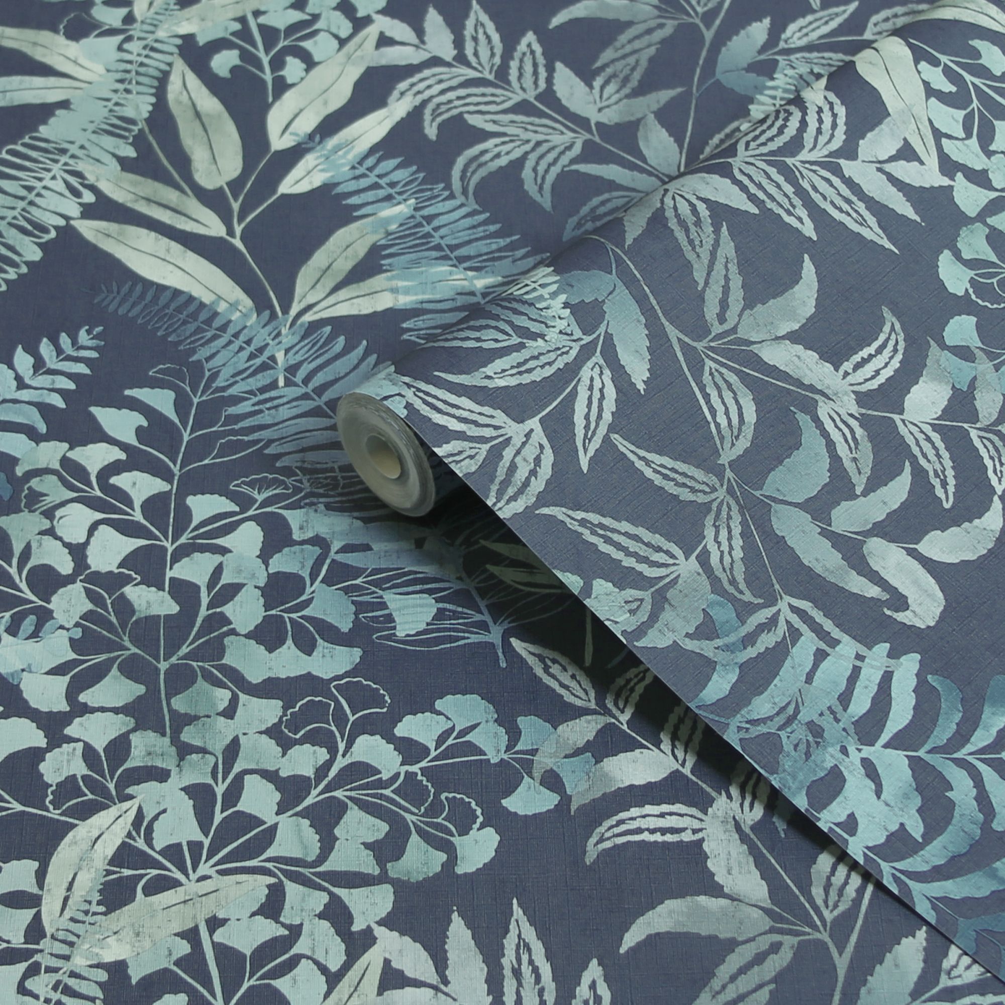 Superfresco Easy Blue Cyanotype Embossed Wallpaper | DIY at B&Q