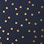 Superfresco Easy Copper & navy Confetti Metallic effect Smooth Wallpaper