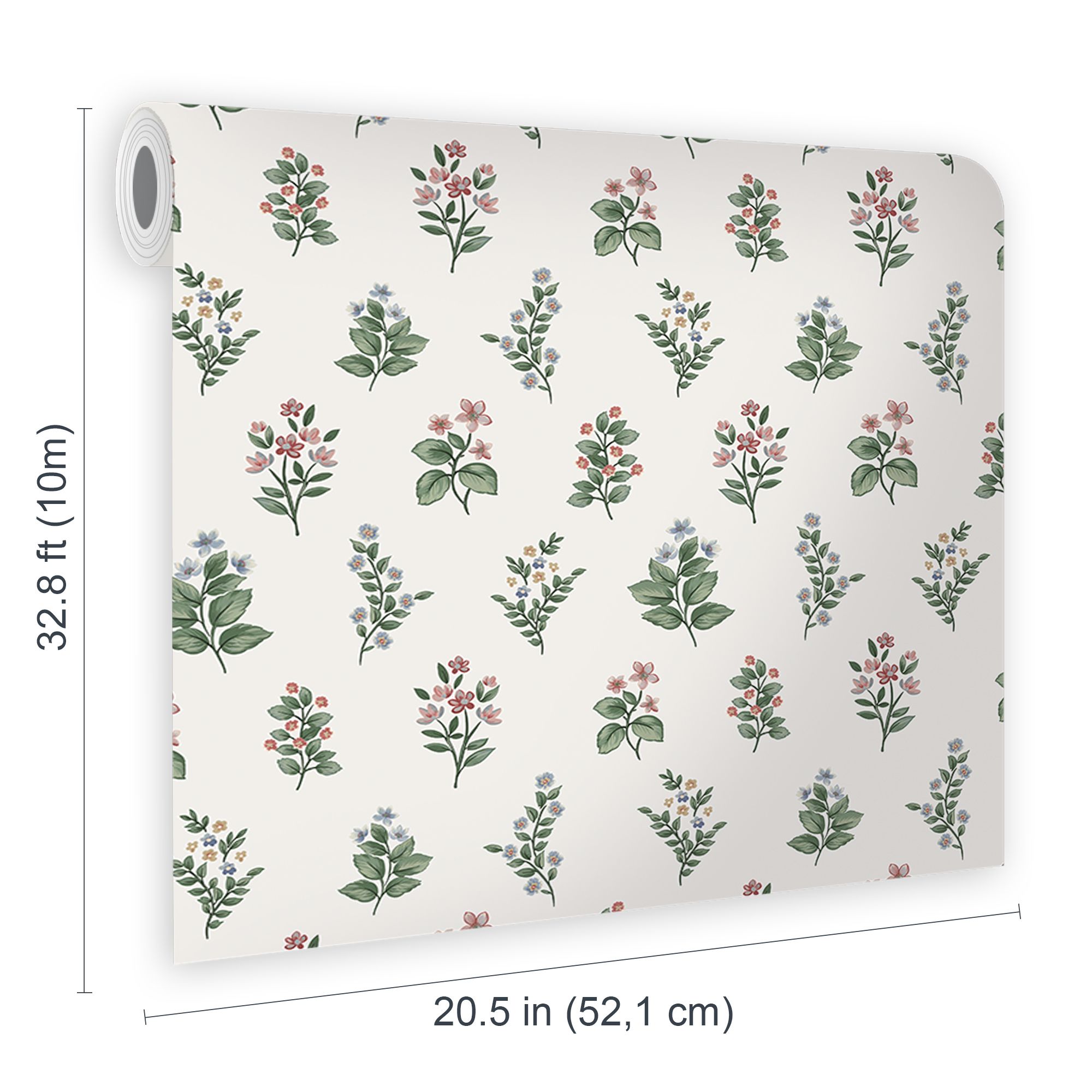 Superfresco Easy Cream Pretty Petals Patterned Smooth Wallpaper
