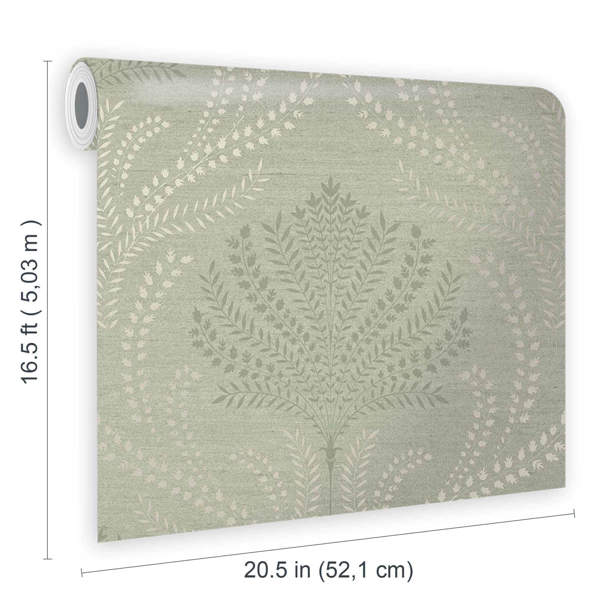 Superfresco Easy Green Leaves Textured Wallpaper Sample