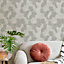 Superfresco Easy Green Metallic effect Crafted Leaves Smooth Wallpaper