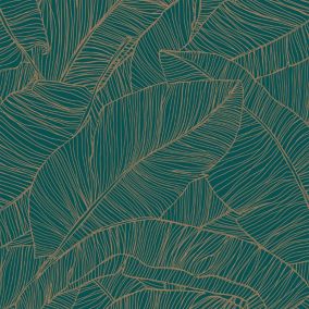 Abstract Leaf Wallpaper | Wallpaper & wall coverings | B&Q