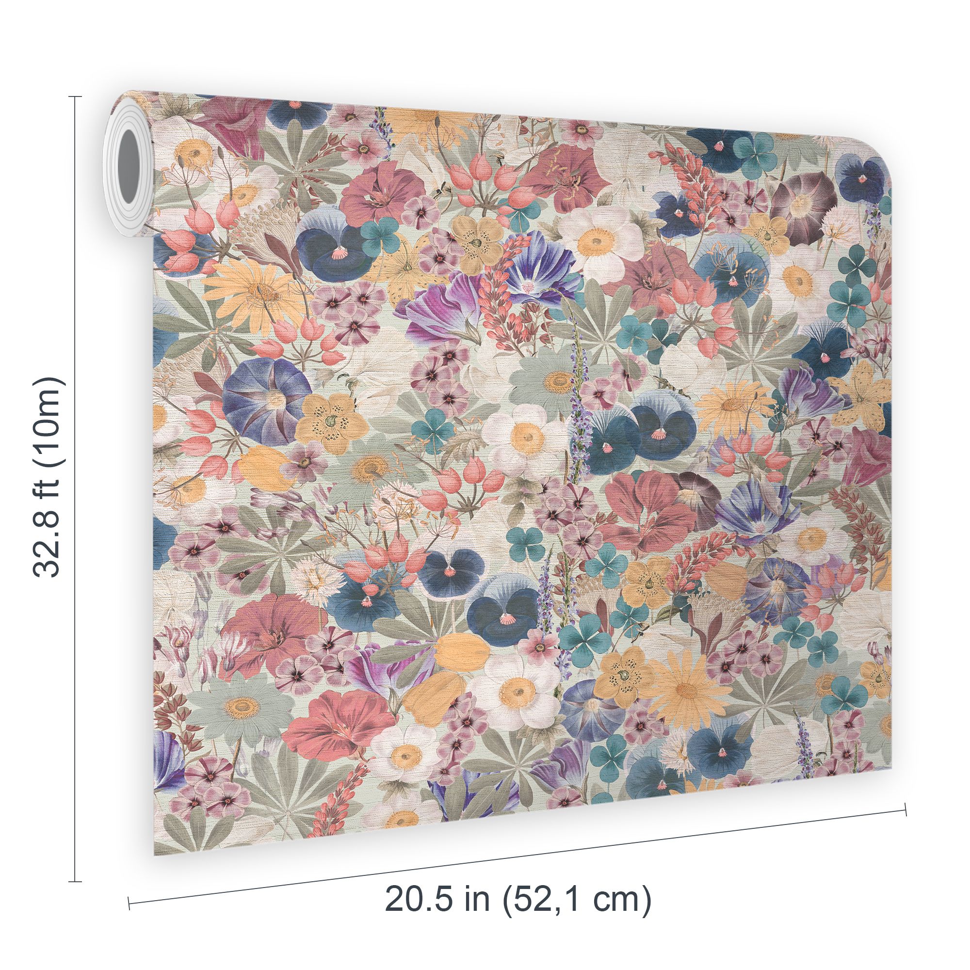 Superfresco Easy Light Flowerbed Patterned Smooth Wallpaper