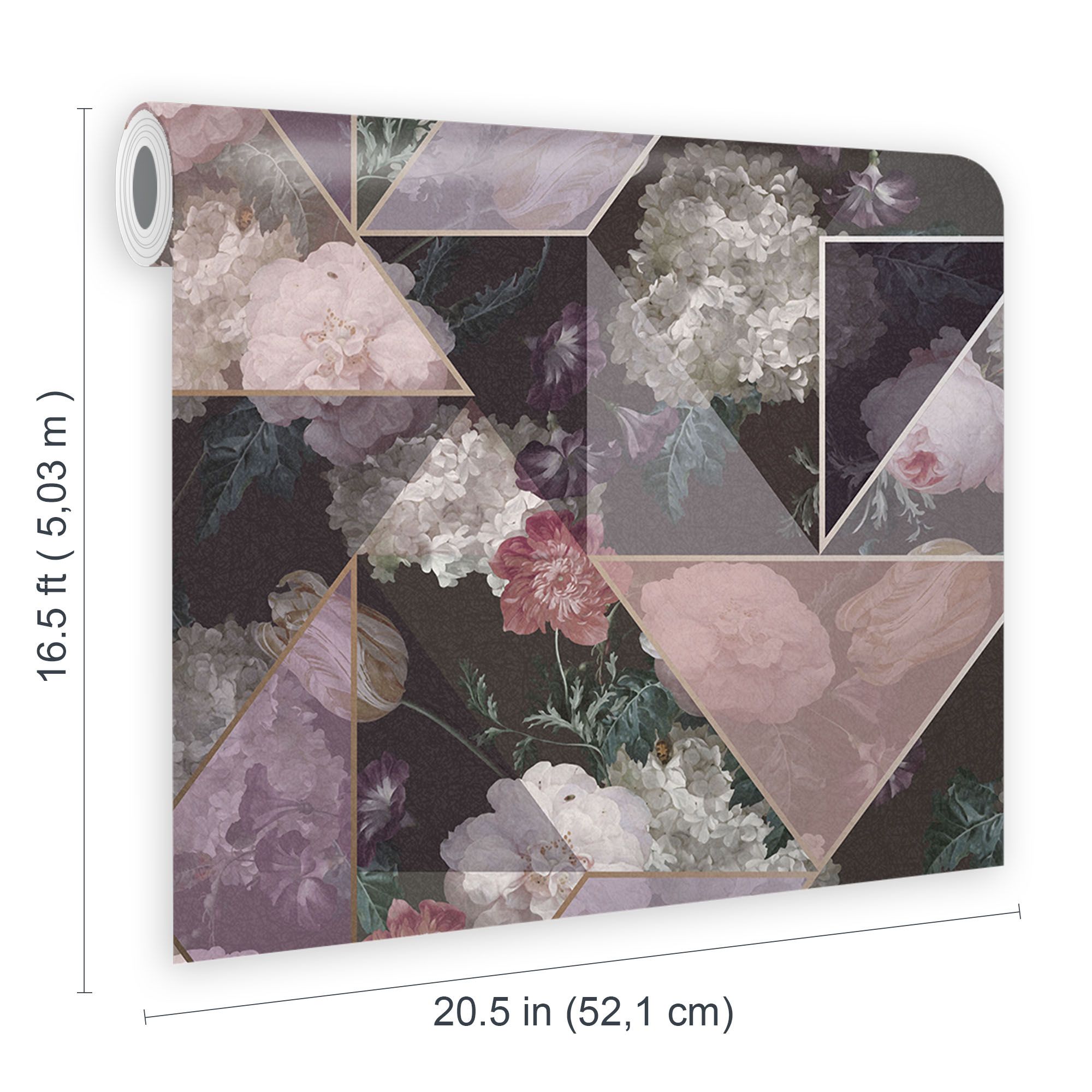 Superfresco Easy Medley fig Purple Geometric Smooth Wallpaper
