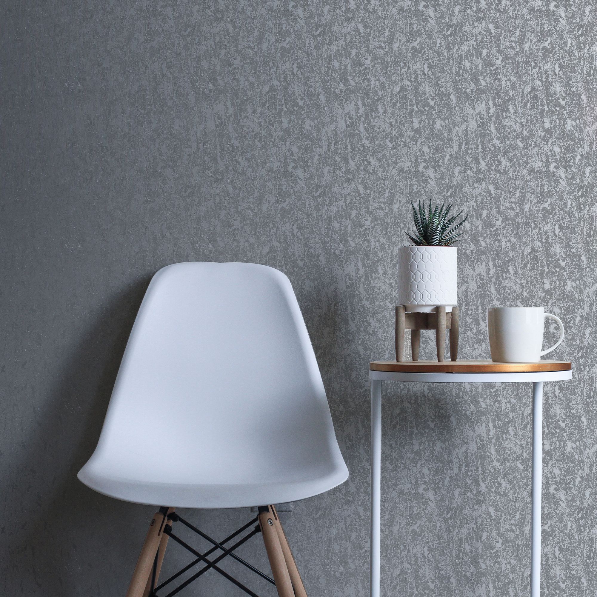 Superfresco Easy Milan Silver Effect Textured Wallpaper Diy At B Q