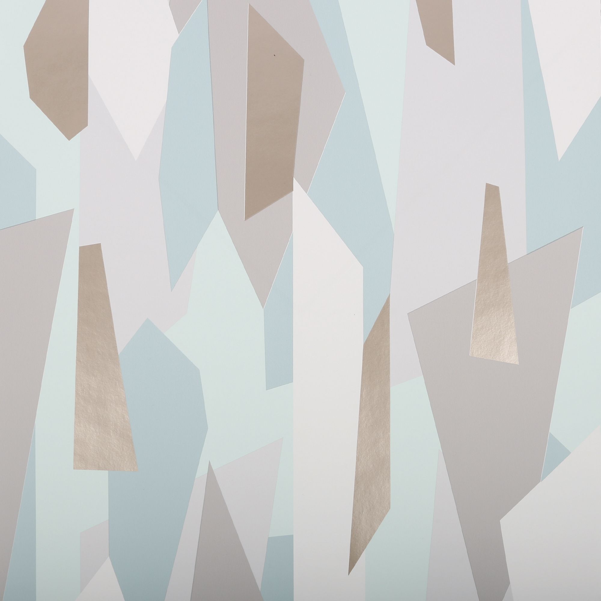 Superfresco Easy Mint Gold effect Geometric Smooth Wallpaper