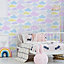 Superfresco Easy Multicolour Marshmallow clouds Smooth Wallpaper