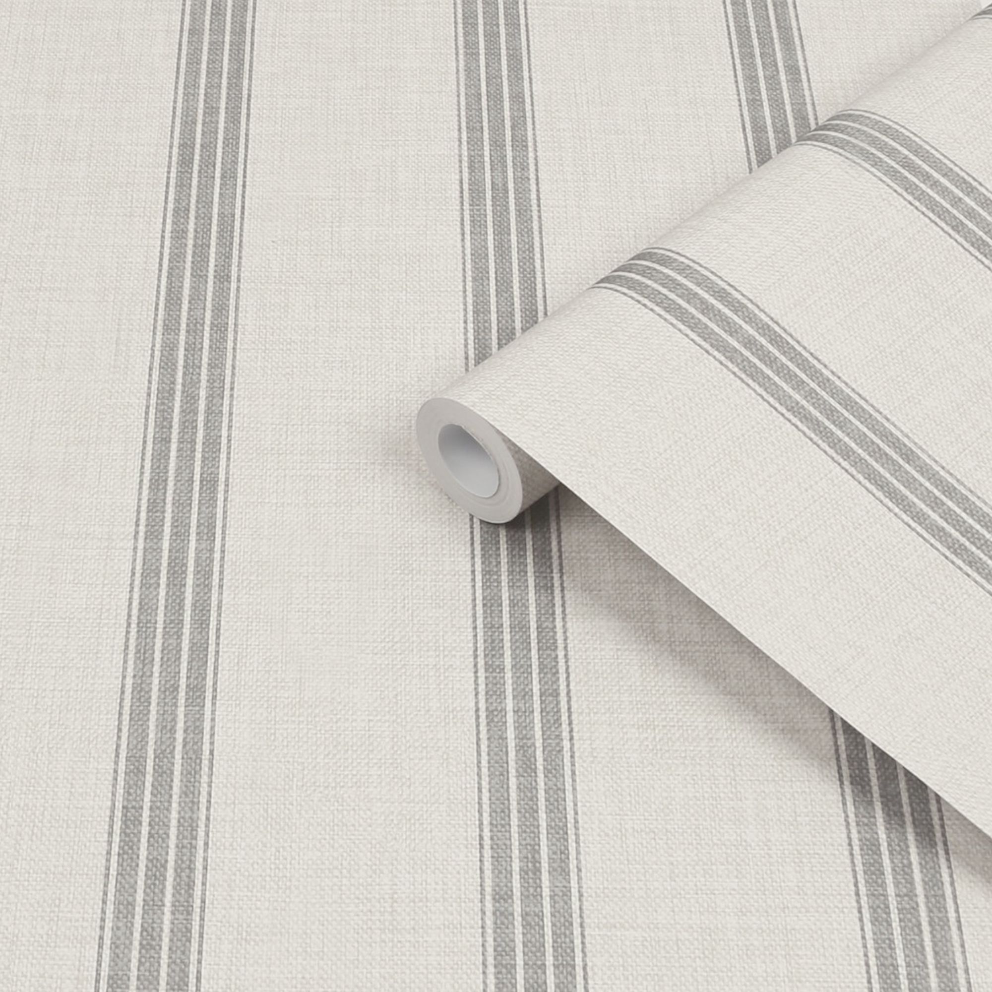 Superfresco Easy Natural Fabric effect Stripe Smooth Wallpaper Sample