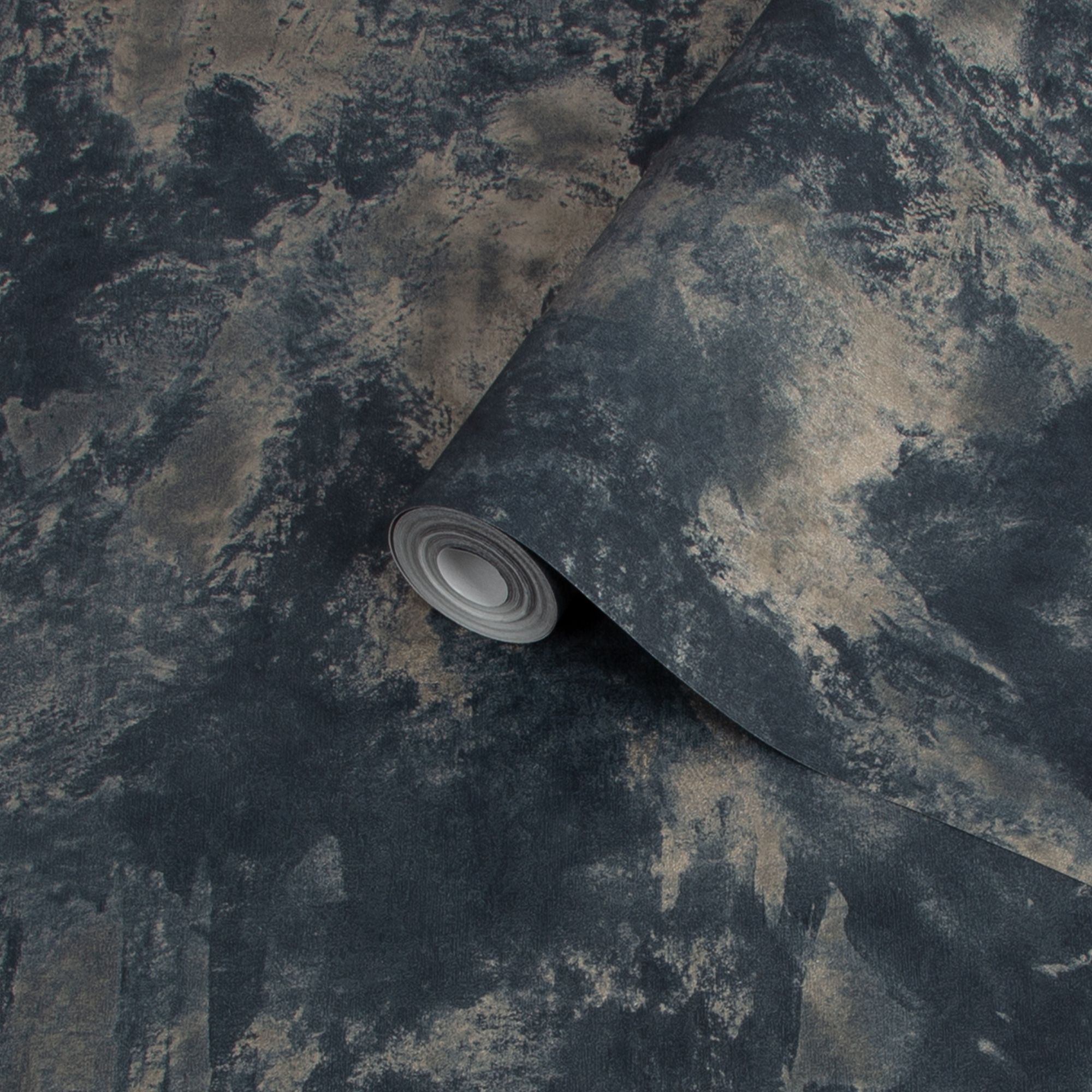 Superfresco Easy Navy Concrete effect Textured Wallpaper DIY at B&Q