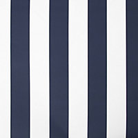 Superfresco Easy Navy & white Stripe Smooth Wallpaper