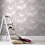Superfresco Easy New forest Pink Tree Metallic effect Smooth Wallpaper