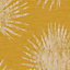 Superfresco Easy Ochre Gold effect Palm leaves Textured Wallpaper Sample