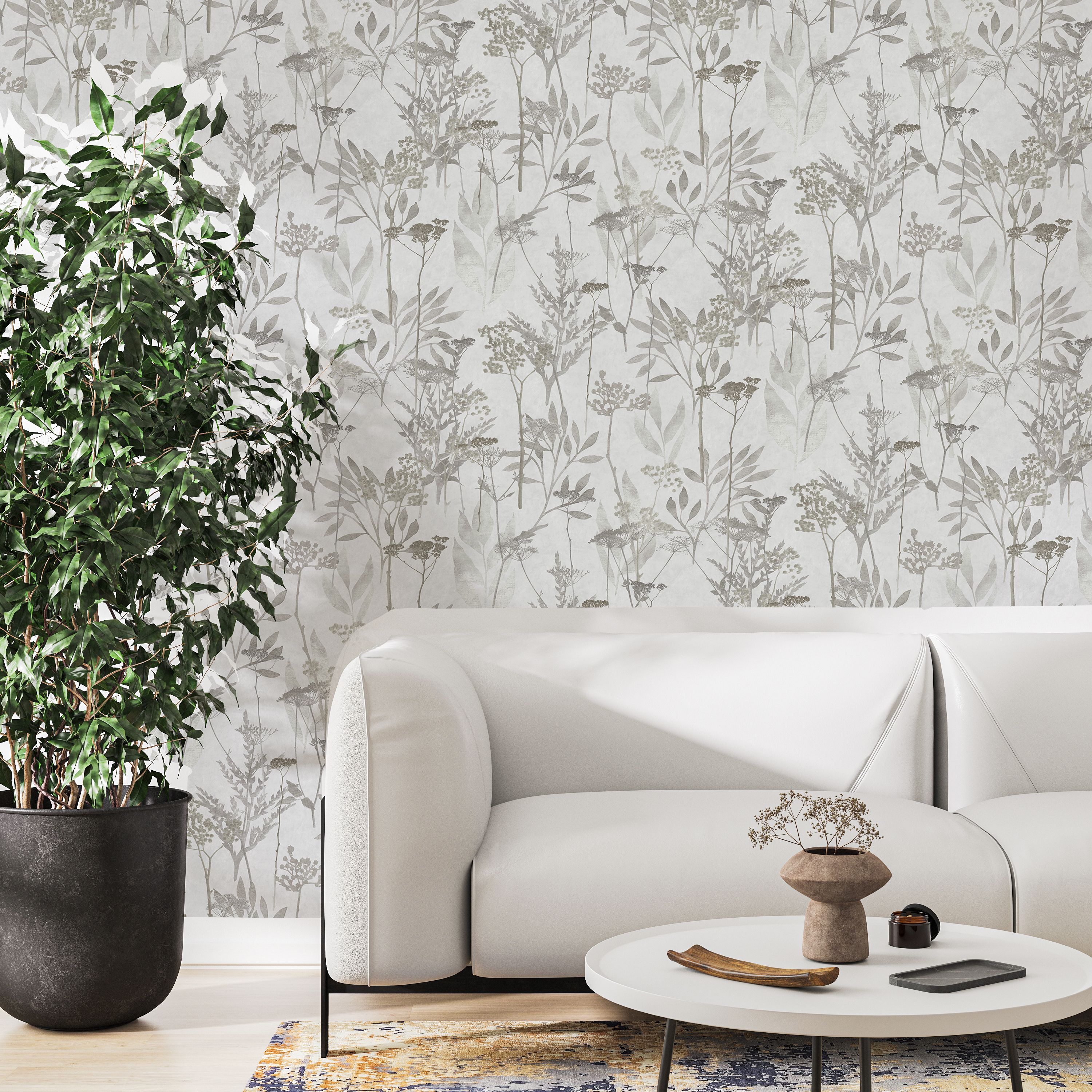 Superfresco Easy Patterned Neutral Solstice Embossed Wallpaper