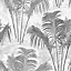 Superfresco Easy Paume Black Palm leaf Wallpaper