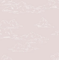 Superfresco Easy Pink Clouds Smooth Wallpaper