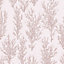 Superfresco Easy Pink Tree Glitter effect Embossed Wallpaper