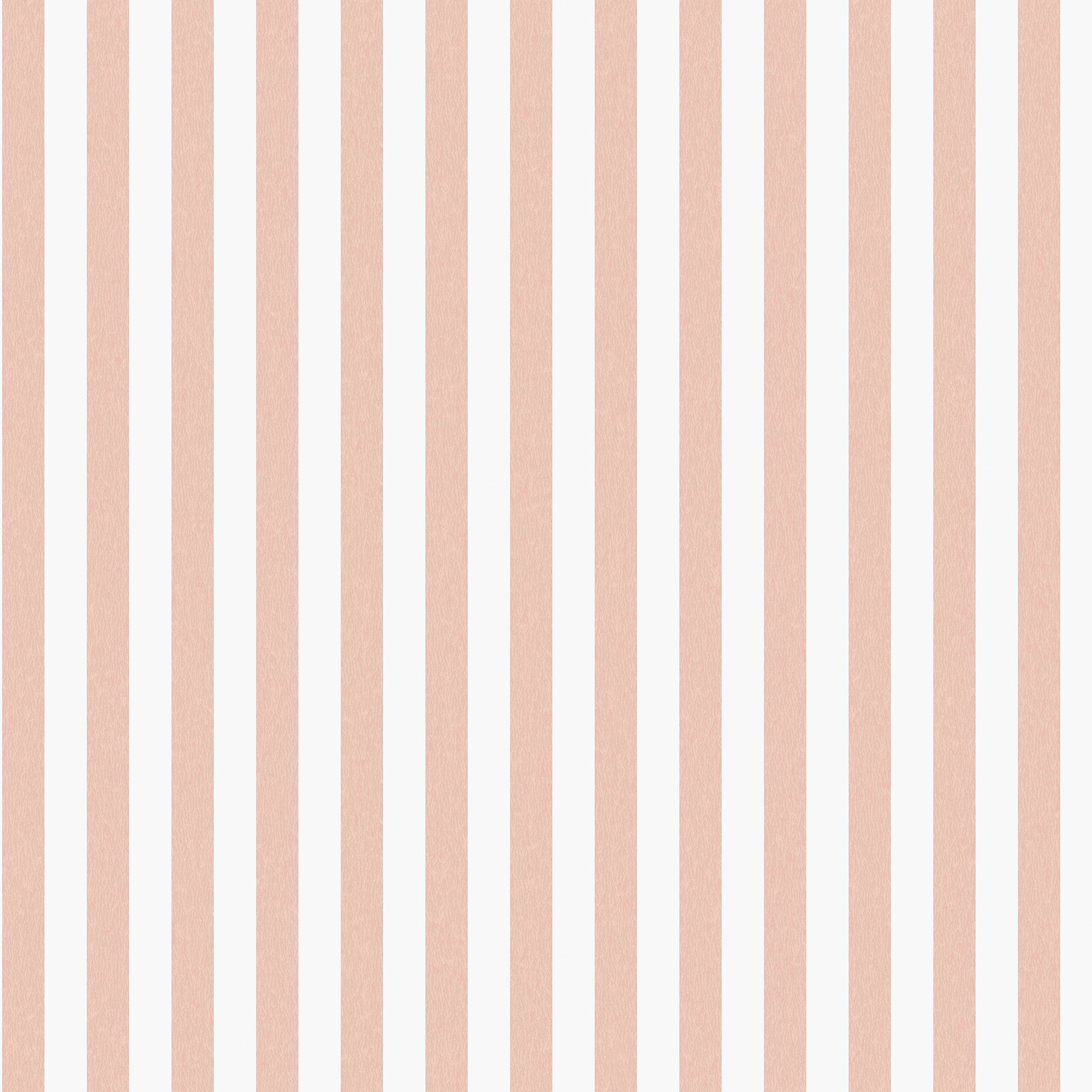 Superfresco Easy Pink & White Stripe Classic Smooth Wallpaper