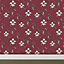 Superfresco Easy Red Floral Embossed Wallpaper