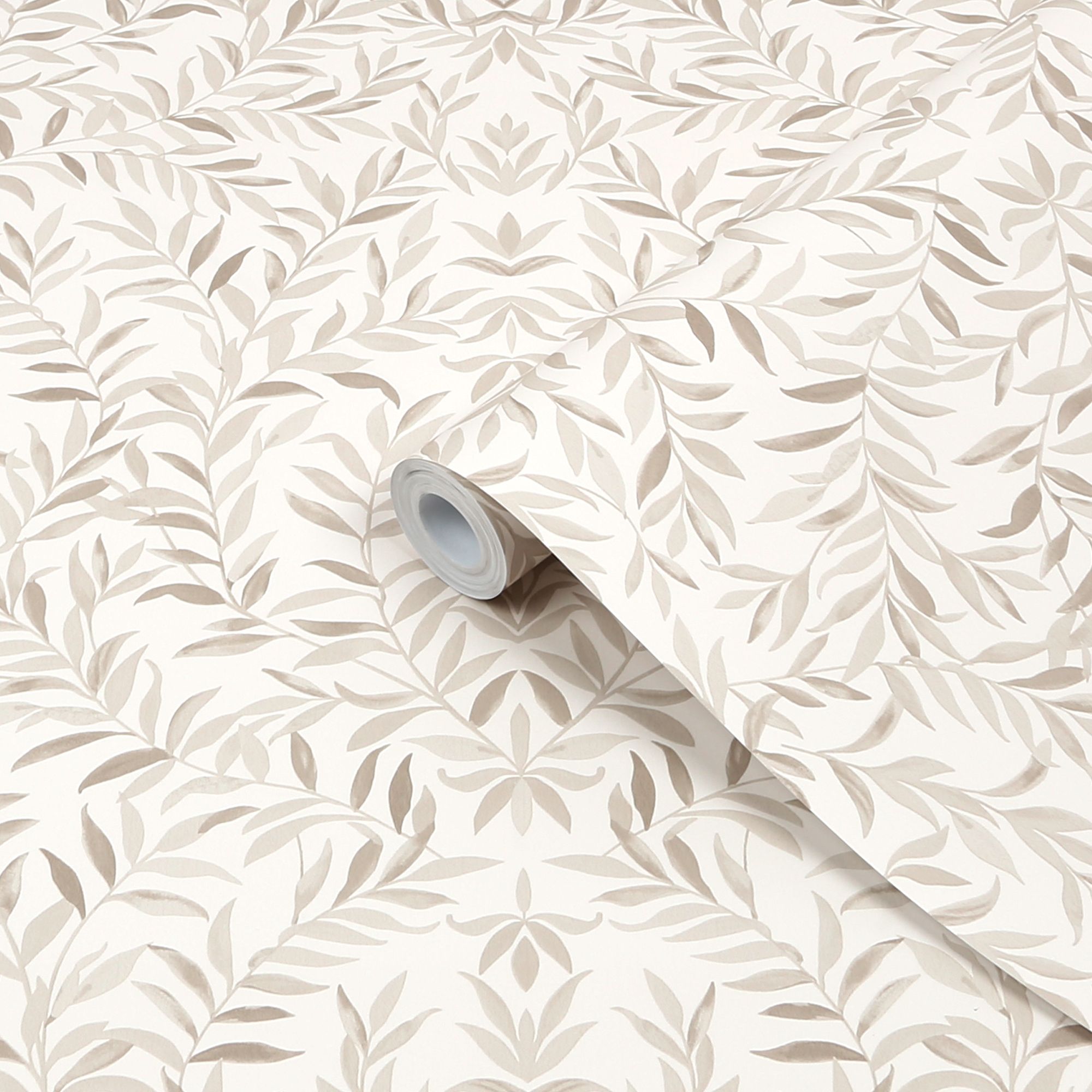 Superfresco Easy Salix Leaves Neutral Smooth Wallpaper