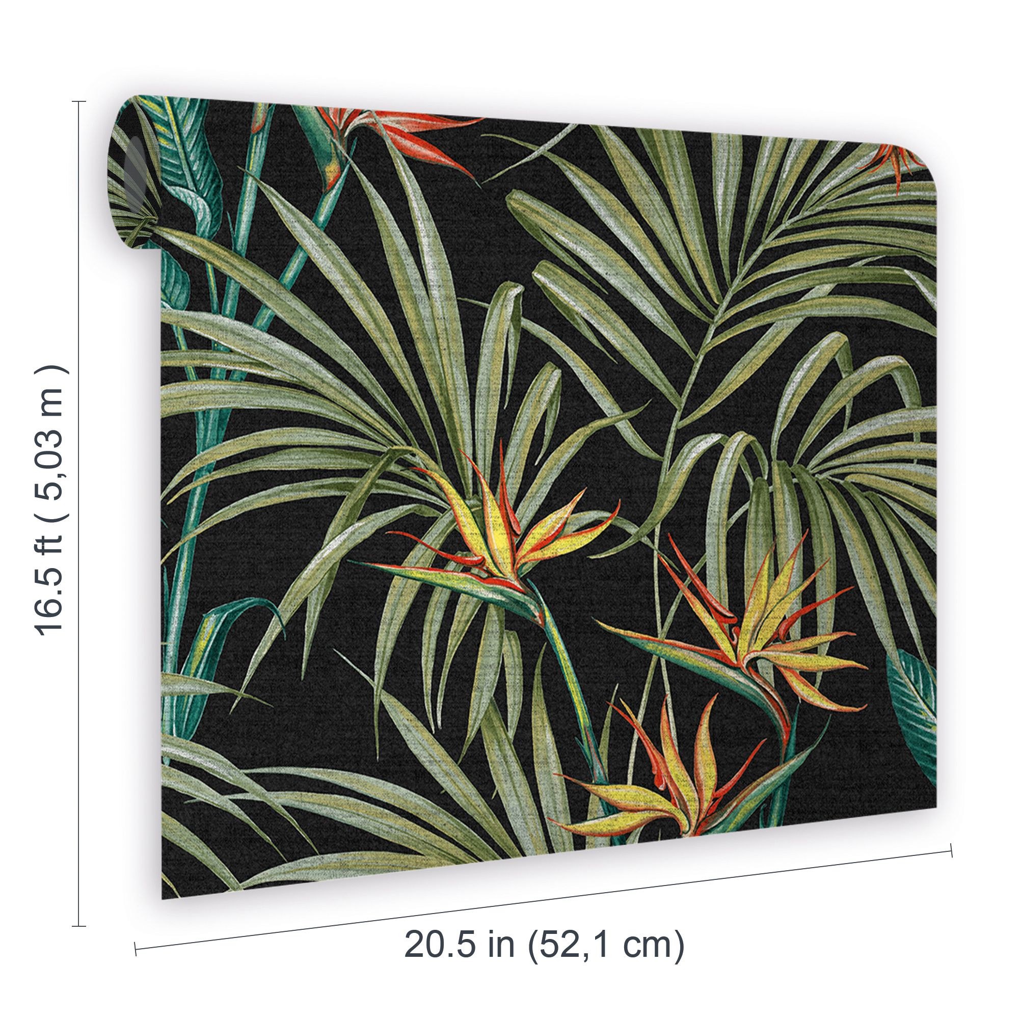 Superfresco Easy Sterlitzia Multicolour Leaves Smooth Wallpaper