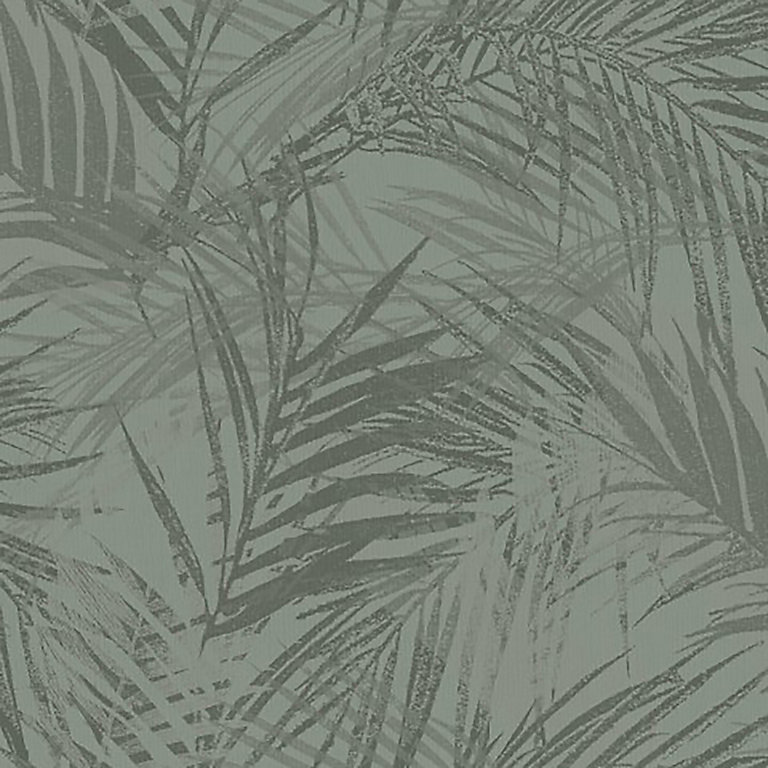 Superfresco Easy Summer Green Leaves Smooth Wallpaper Diy At B Q - Palm Leaf Wallpaper B Q