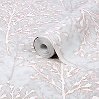 Superfresco Easy Sycamore Red Tree Wallpaper