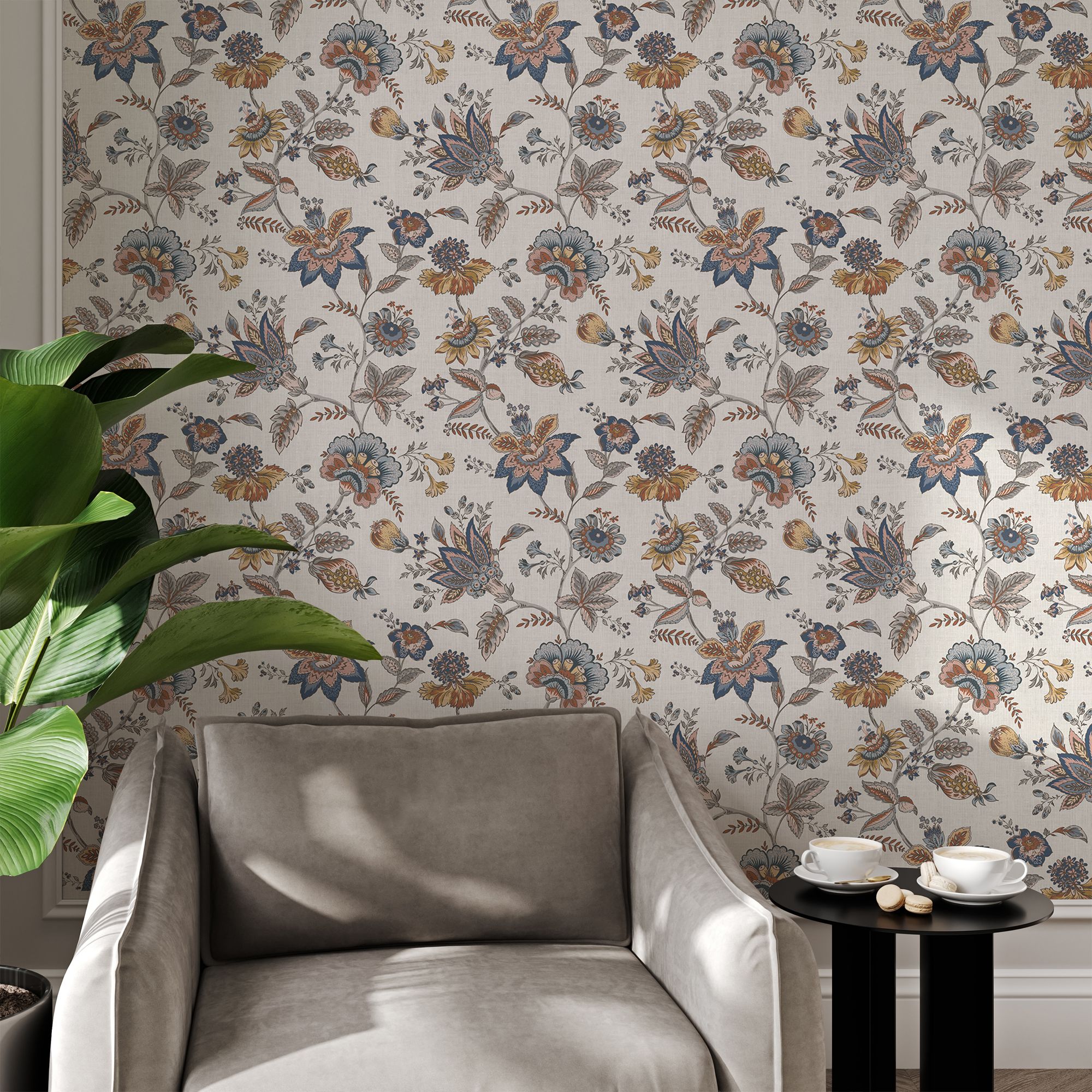 Superfresco Easy Tapestry Cream Smooth Wallpaper