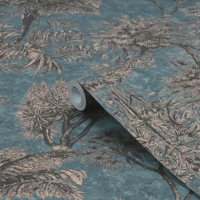 Blue Wallpaper | Wallpaper & wall coverings | B&Q