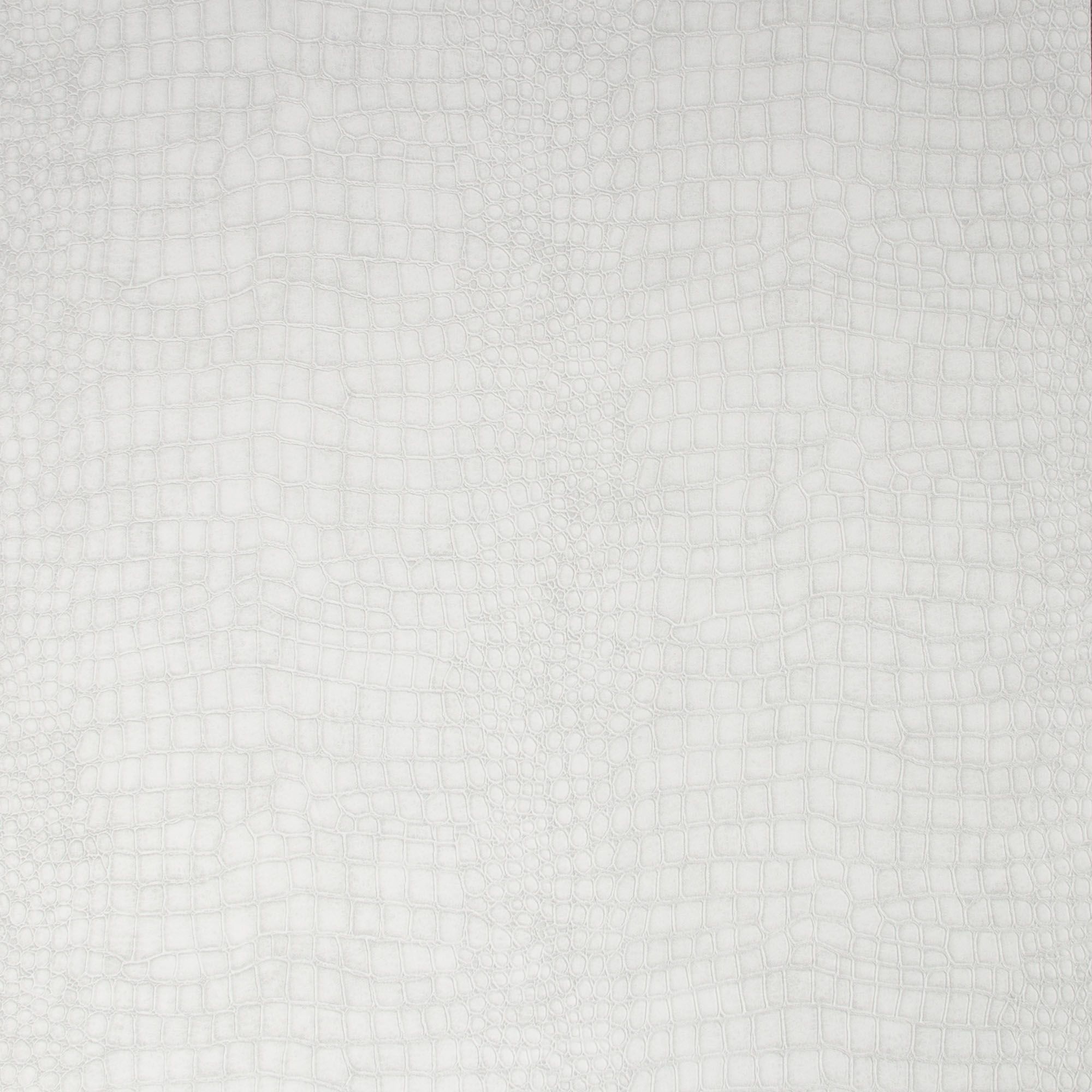 Superfresco Easy White Crocodile print Contemporary Smooth Wallpaper