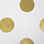 Superfresco Easy White Dotty Gold effect Smooth Wallpaper