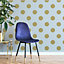 Superfresco Easy White Gold effect Dotty Smooth Wallpaper