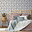 Superfresco Easy Wisley Pink Floral Smooth Wallpaper