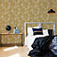 Superfresco Easy Yellow Floral Textured Wallpaper