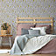Superfresco Easy Zanzibar Grey Floral Textured Wallpaper