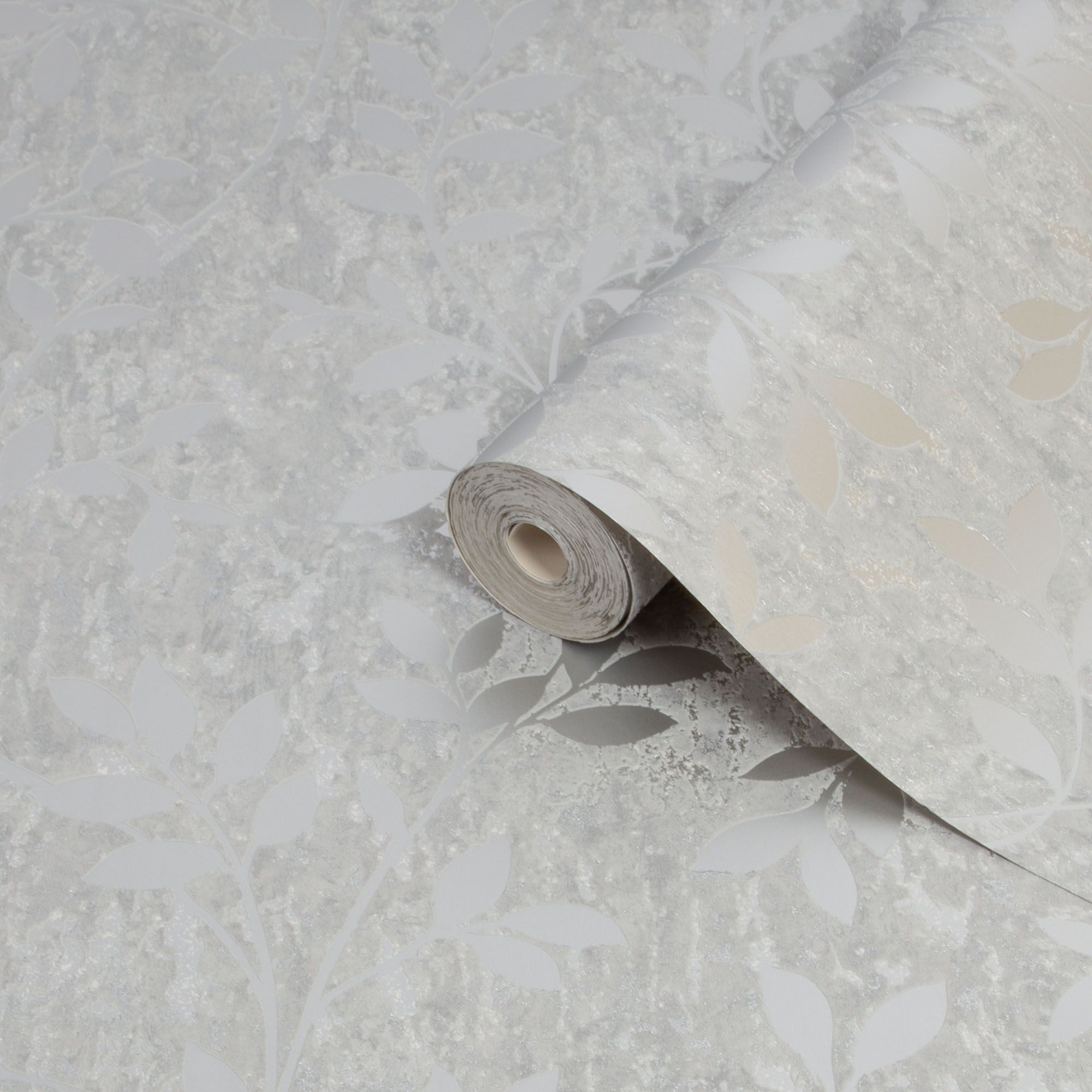 Milan Grey & Silver Wallpaper
