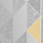 Superfresco Milan Yellow Geometric Smooth Wallpaper